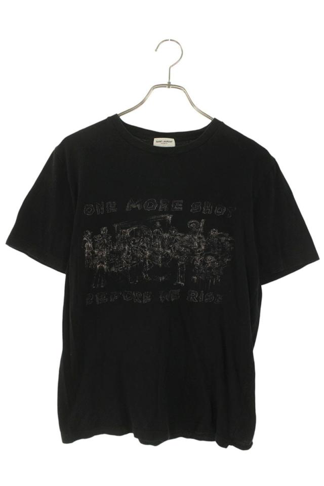 サンローランパリ サイズ:XS  551402 YB2ZS フロントプリントTシャツ 中古 BS99