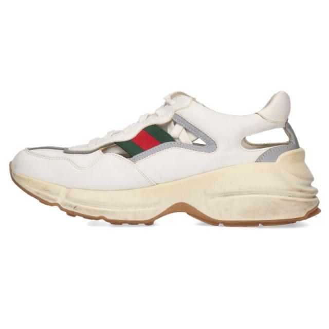 グッチ サイズ:7  RYTHON 657977 シェリーラインローカットスニーカー 中古 BS99