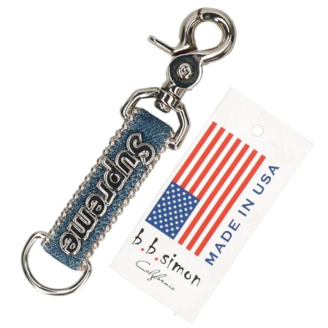 シュプリーム ビービーサイモン 25SS b.b. Simon Denim Keychain