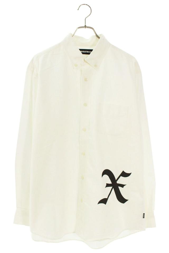 ゴッドセレクショントリプルエックス サイズ:L Xプリント長袖シャツ 中古 BS99