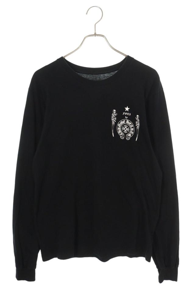 クロムハーツ サイズ:M  CH L S  3 FOTIナスカルバックプリント長袖カットソー 中古 FK04