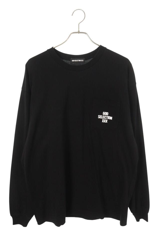 ゴッドセレクショントリプルエックス サイズ:L ロゴプリントポケット長袖カットソー 中古 BS99