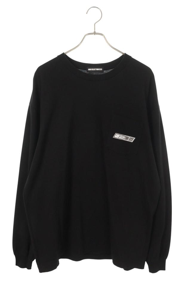 ゴッドセレクショントリプルエックス サイズ:L ロゴプリントポケット長袖カットソー 中古 BS99