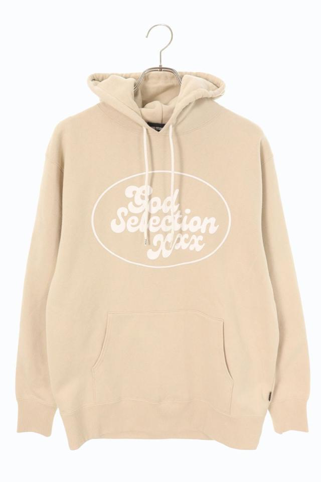 ゴッドセレクショントリプルエックス サイズ:L ロゴプリントパーカー 中古 BS99