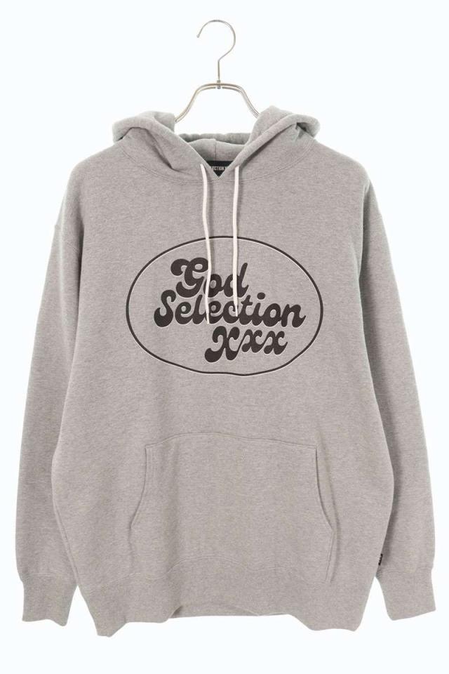 ゴッドセレクショントリプルエックス サイズ:L ロゴプリントパーカー 中古 BS99