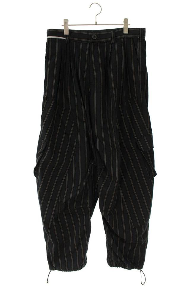 ミューズ サイズ:2  M23W-PPT01 ストライプカーゴロングパンツ 中古 BS99