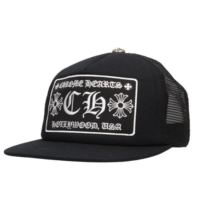 クロムハーツ サイズ:ONE SIZE  TRUCKER CAP トラッカーキャップ CHパッチクロスボール付メッシュ帽子 中古 SJ02