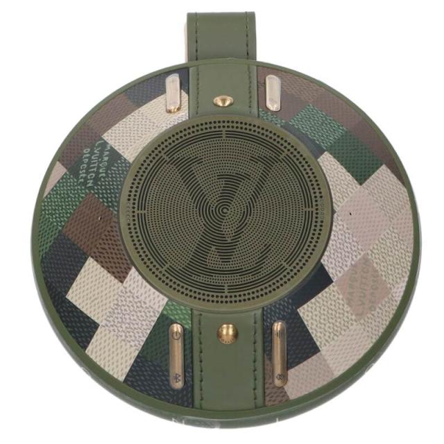 ルイヴィトン   QAE030 LVナノグラム・スピーカー ダモフラージュ ダミエ アルミニウムスピーカー 中古 BS99