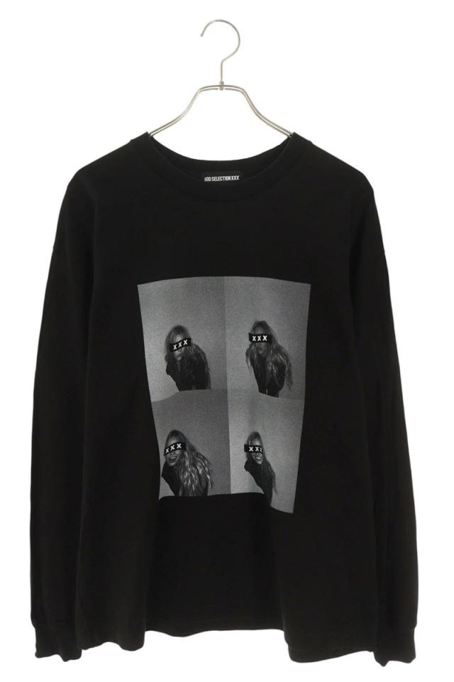 ゴッドセレクショントリプルエックス サイズ:L グラフィックロゴプリント長袖カットソー 中古 BS99