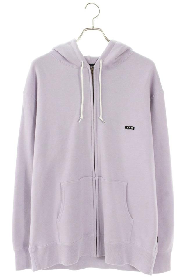 ゴッドセレクショントリプルエックス サイズ:XL ロゴワッペンジップパーカー 中古 BS99