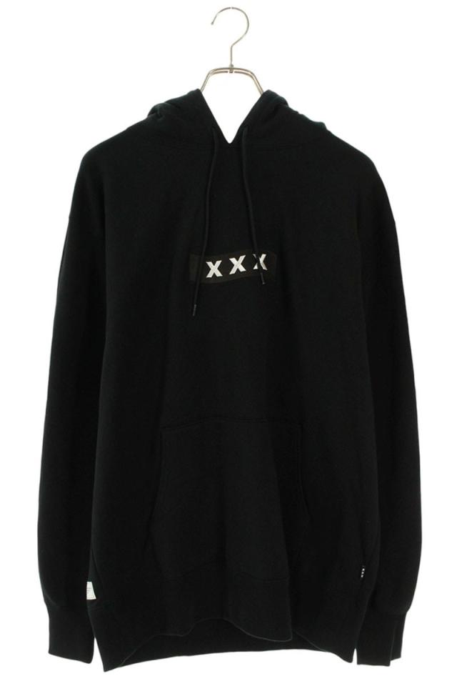 ゴッドセレクショントリプルエックス サイズ:L X刺繍パーカー 中古 BS99