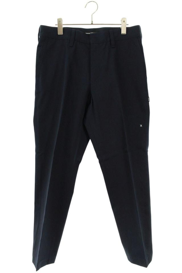 ゴッドセレクショントリプルエックス サイズ:L ロゴ刺繍チノロングパンツ 中古 BS99