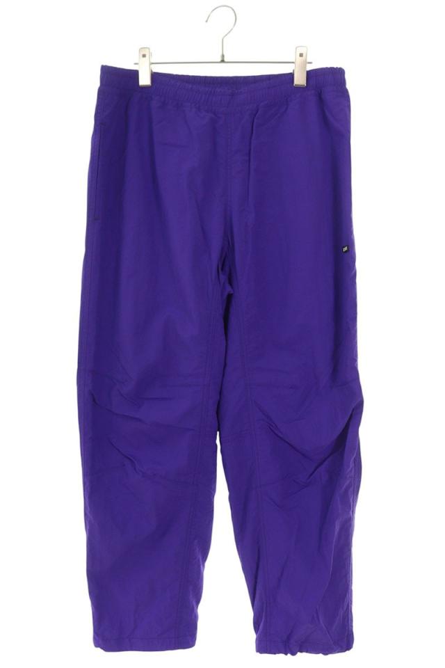 ゴッドセレクショントリプルエックス サイズ:L ロゴプリントナイロンロングパンツ 中古 BS99