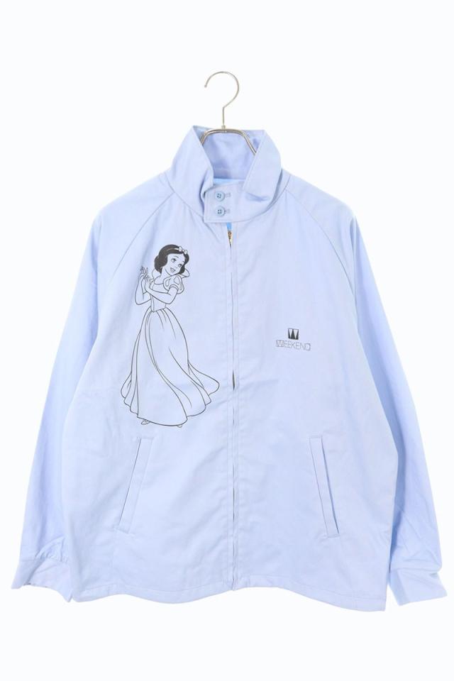 シークエル サイズ:L  24AW  WE-24AW-SWJK-01 WEEKEND  WHITEプリントブルゾン 中古 BS99