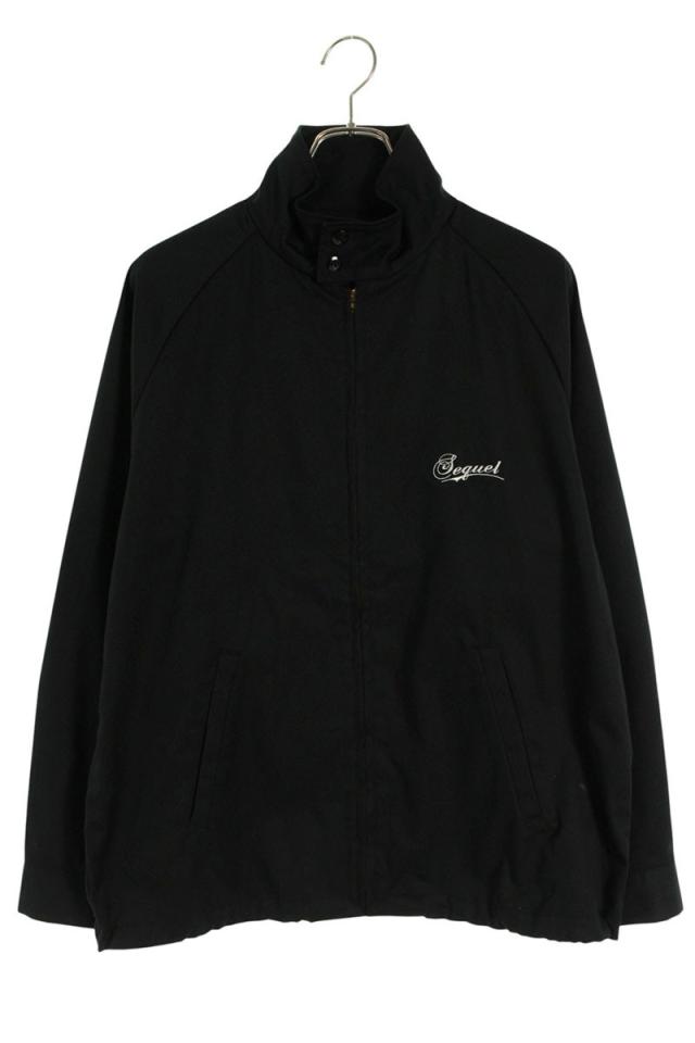 シークエル サイズ:L ロゴ刺繍ブルゾン 中古 BS99