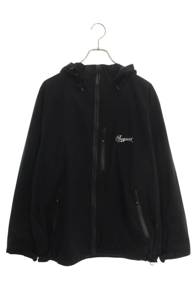 シークエル サイズ:L ロゴ刺繍マウンテンパーカージャケット 中古 BS99