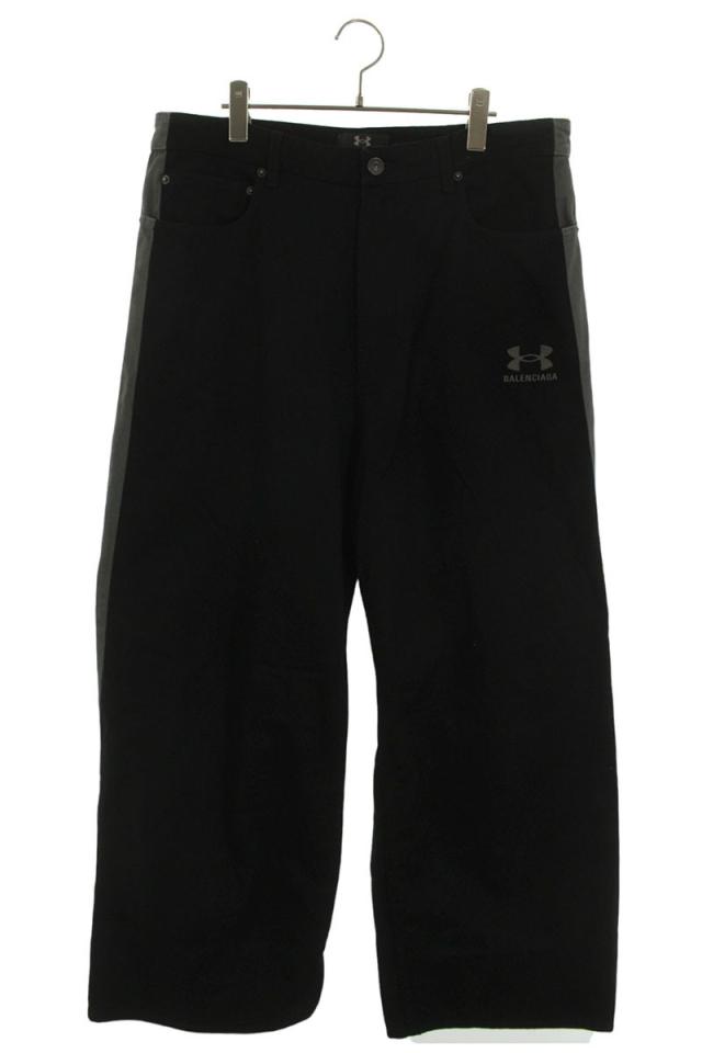 バレンシアガ サイズ:S  25SS  815765 TRW84 トラックスーツデニムパンツ 中古 SB01