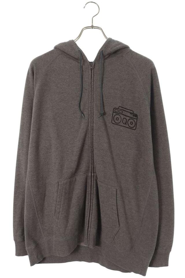 シークエル サイズ:L バック英字プリントジップパーカー 中古 BS99