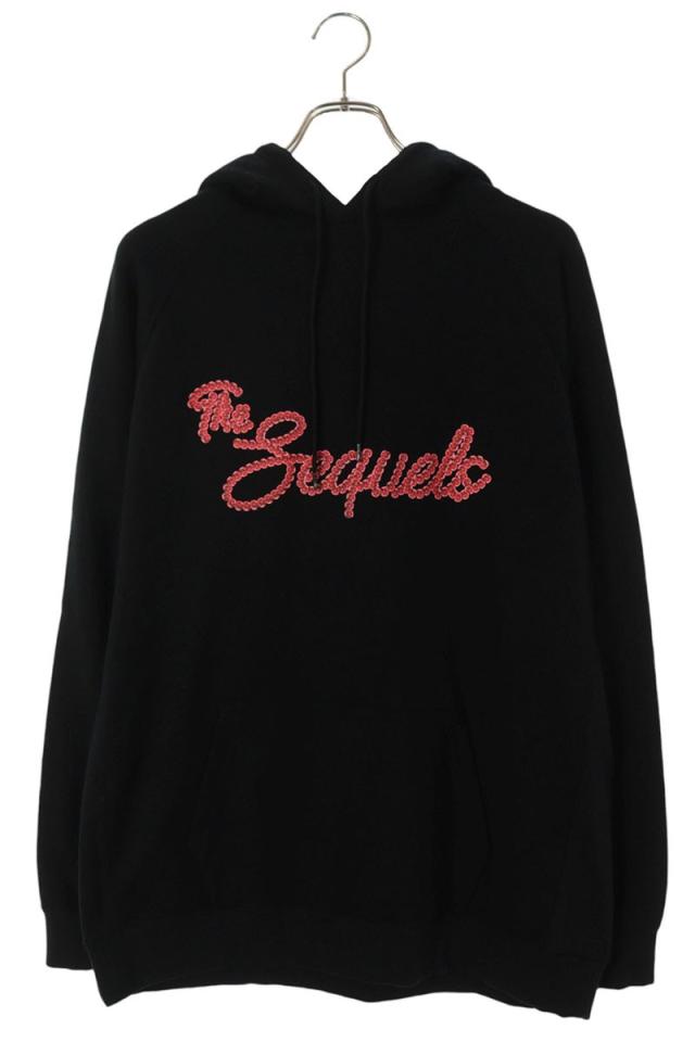 シークエル サイズ:L ロゴプリントパーカー 中古 BS99