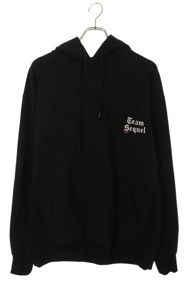 シークエル サイズ:L TEAMSEAQUEL刺繍パーカー 中古 BS99