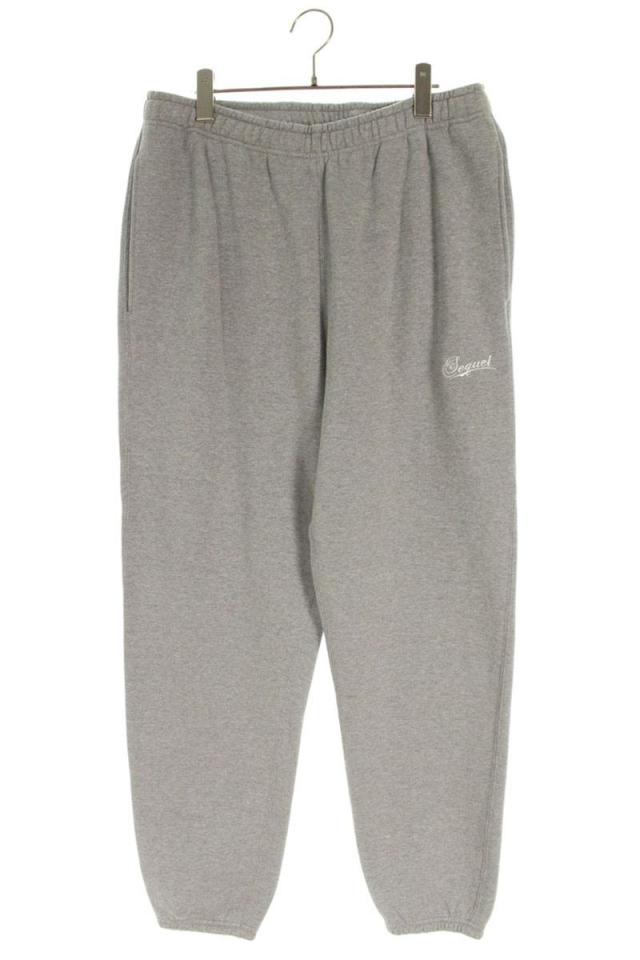 シークエル サイズ:L ロゴ刺繍スウェットロングパンツ 中古 BS99
