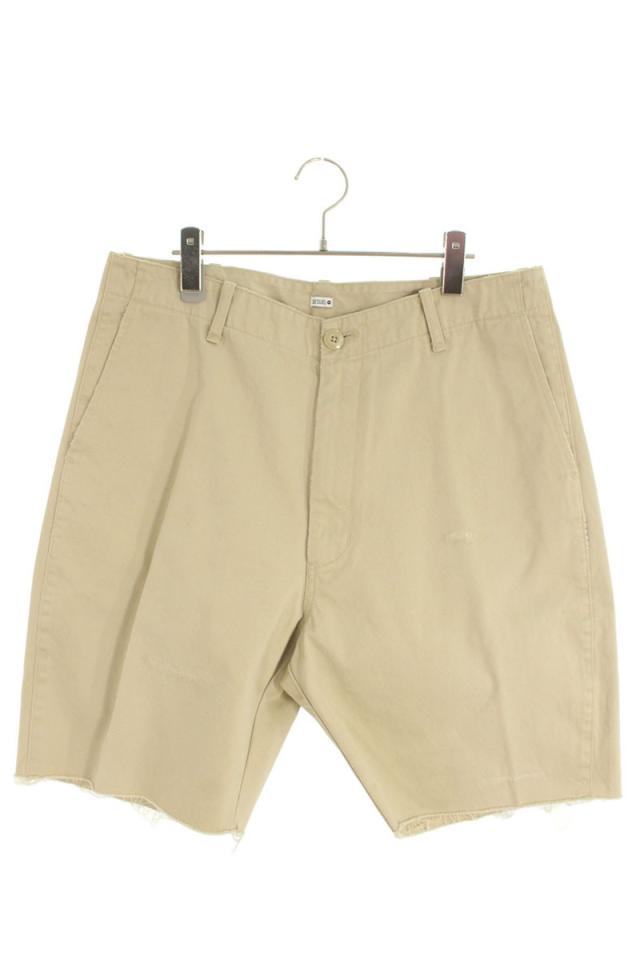 シークエル サイズ:L  TYPE-S ロゴプリント切りっぱなしハーフパンツ 中古 BS99