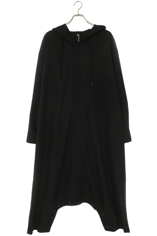 グランドワイ サイズ:3  21SS  GT-D01-100 T W Gabardine Inseam Buttons Overalls フーデッドオーバーオール 中古 BS99