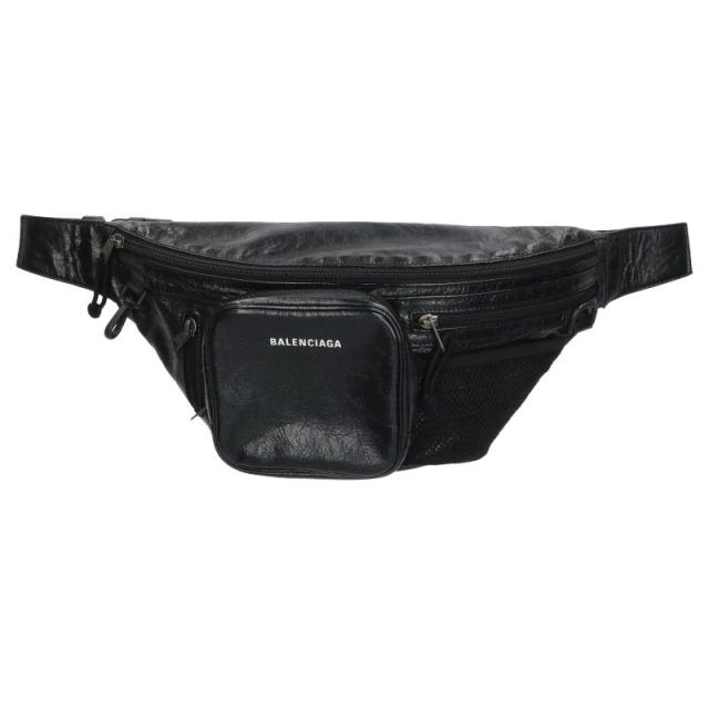 バレンシアガ   レザー  620261 EXPLORER MULTIZIP エクスプローラーマルチジップレザーウエストバッグ 中古 BS99