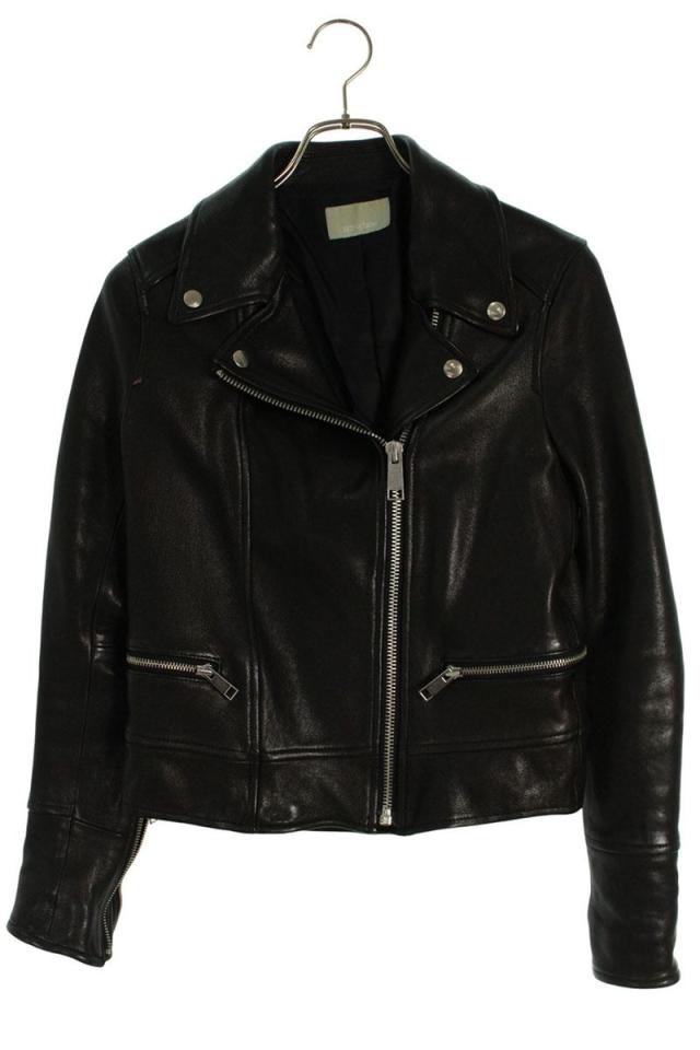 エストネーション サイズ:38 ラムレザーダブルレザージャケット 中古 BS99