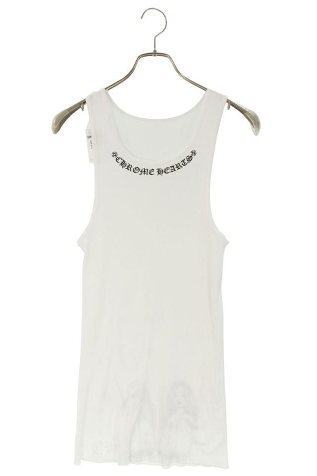 クロムハーツ サイズ:L  RIB TANK バックプリントタンクトップ 中古 GZ11