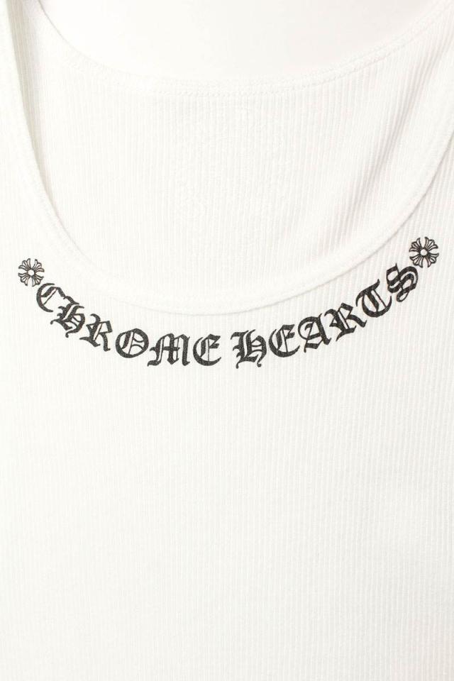 クロムハーツ サイズ:L RIB TANK バックプリントタンクトップ 中古 GZ11