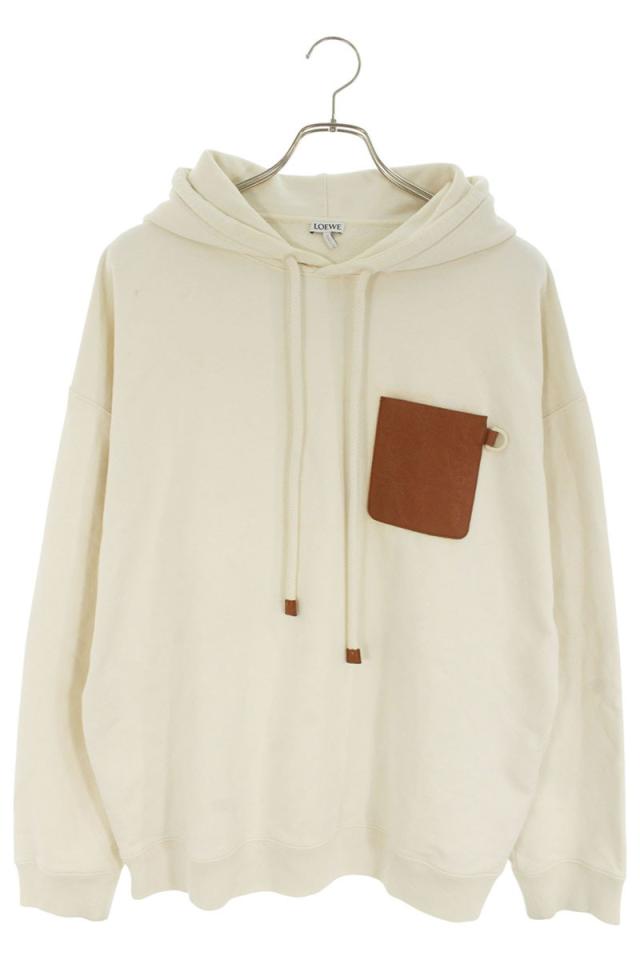 ロエベ サイズ:L  H526Y25J12 アナグラムポケットプルオーバーパーカー 中古 SS13