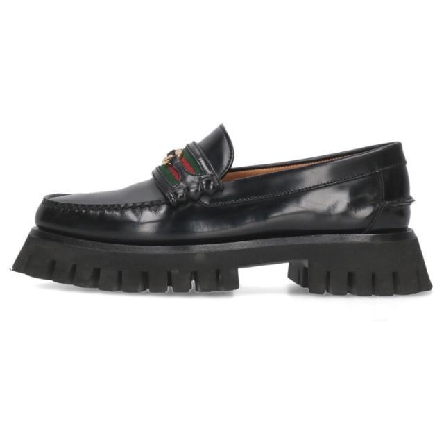 グッチ サイズ:6  669819 シェリーラインラバーソールシューズ 中古 BS99