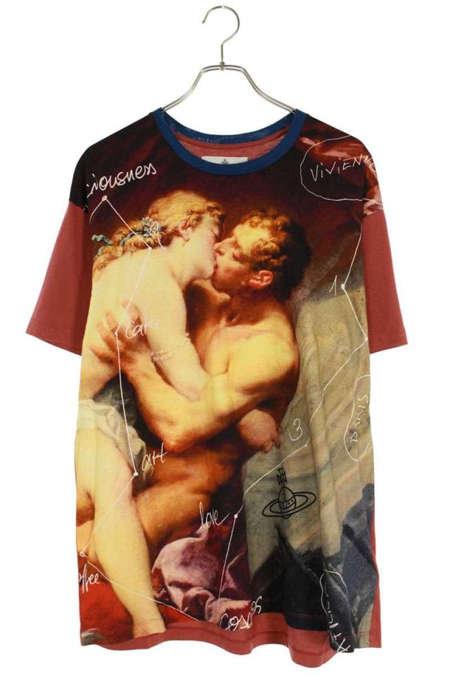 ヴィヴィアンウエストウッド サイズ:XS  12-10-341059 絵画オーバーサイズTシャツ 中古 BS99