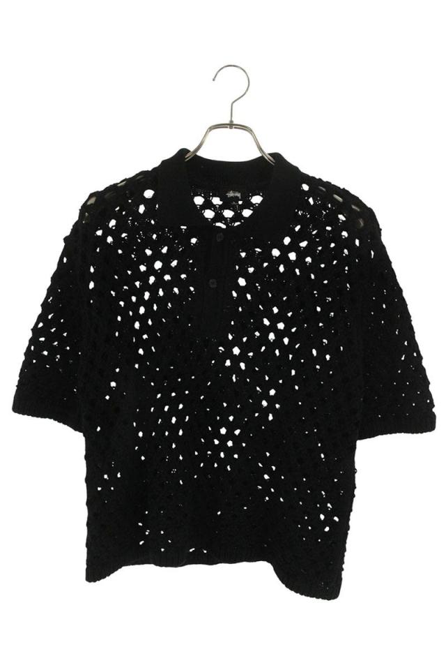 ステューシー サイズ:L メッシュポロ半袖シャツ 中古 BS99