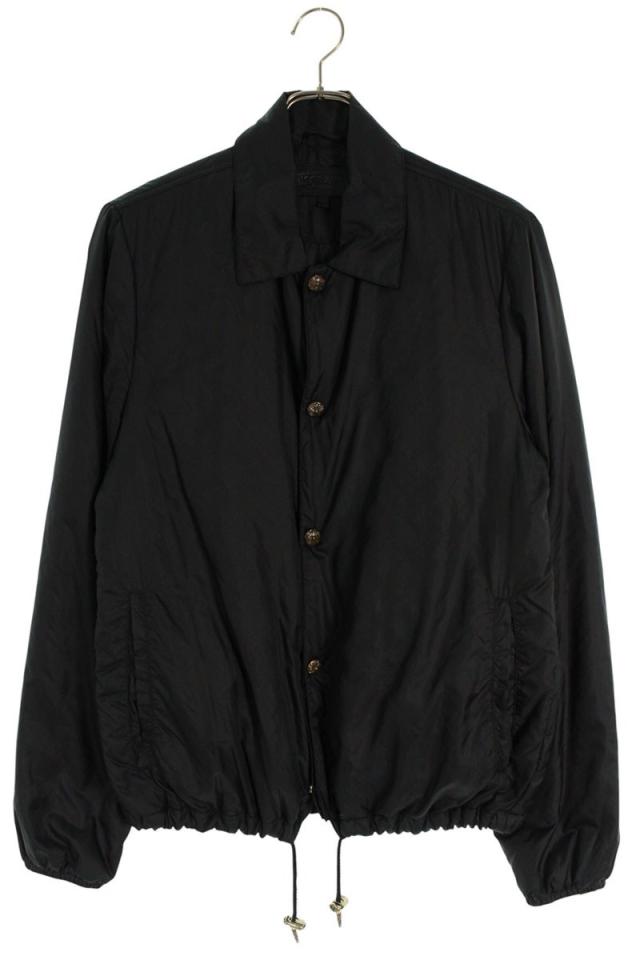 クロムハーツ サイズ:M  RIGGINS FBRC CHプラス総柄クロスボタンナイロンコーチジャケット 中古 GZ11