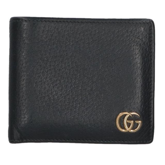 グッチ   428725 DJ20T GGロゴ二つ折り財布 中古 BS99