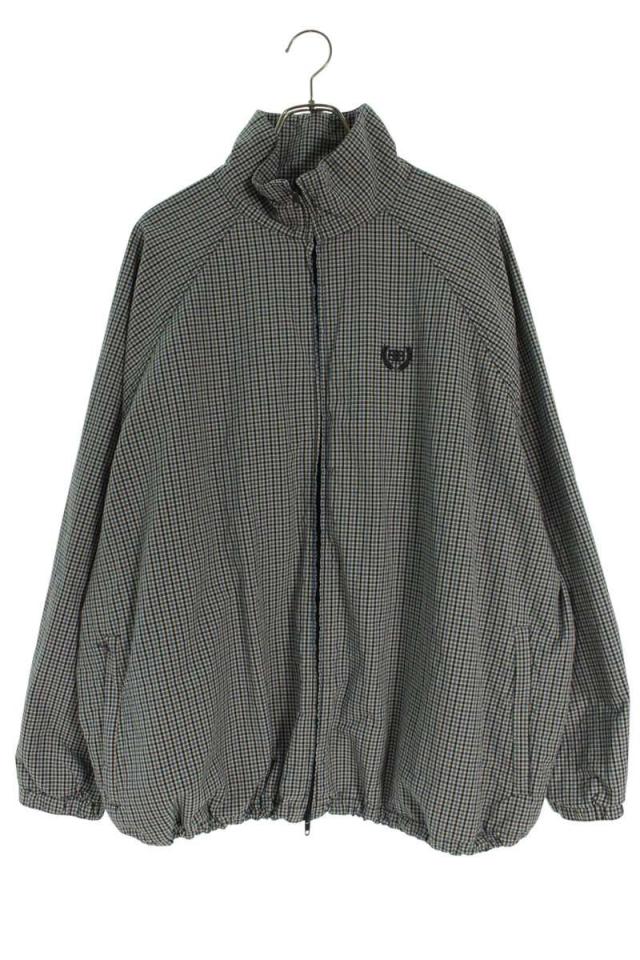 バレンシアガ サイズ:1  841686 TSM11 スタンドカラーダブルジップアップジャケットブルゾン 中古 SB01