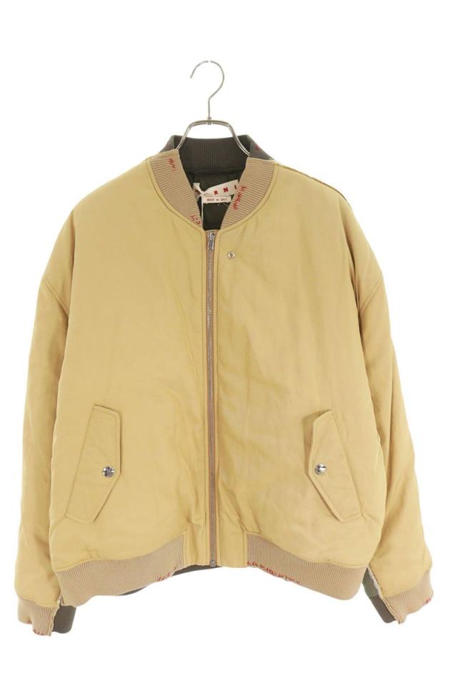 マルニ サイズ:52  JUMU0165Q 再構築バイカラーボンバーブルゾン 新古品 SB01