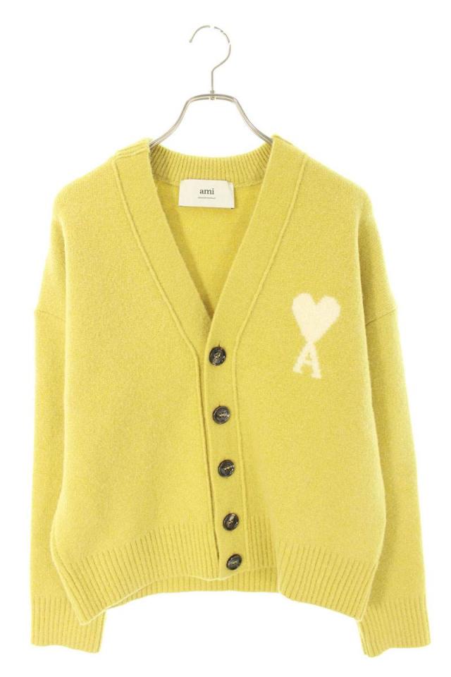 アミアレクサンドルマテュッシ サイズ:S  25AW  UKC365 ハートA刺繍カーディガン 新古品 SB01