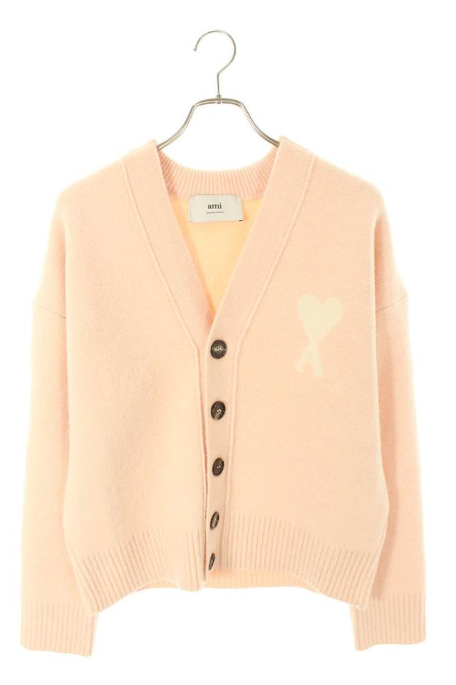 アミアレクサンドルマテュッシ サイズ:S  25AW  UKC365 ハートA刺繍カーディガン 新古品 SB01