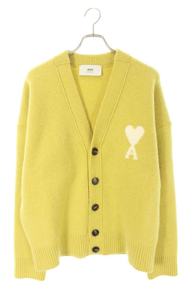 アミアレクサンドルマテュッシ サイズ:L  25AW  UKC365 ハートA刺繍カーディガン 新古品 OM10