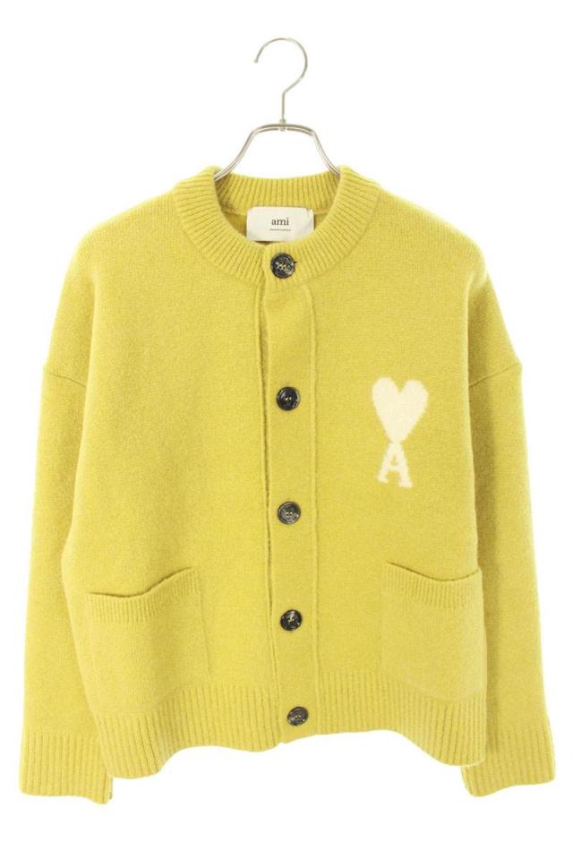 アミアレクサンドルマテュッシ サイズ:S  25AW  UKC366 ハートA刺繍ノーカラーカーディガン 新古品 OM10