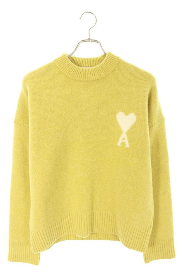 アミアレクサンドルマテュッシ サイズ:XL  25AW  UKS836 ハートA刺繍クルーネックニット 新古品 SB01