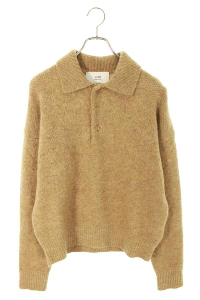 アミアレクサンドルマテュッシ サイズ:M  25AW  HPL405 ロゴ刺繍アルパカポロニット 新古品 OM10