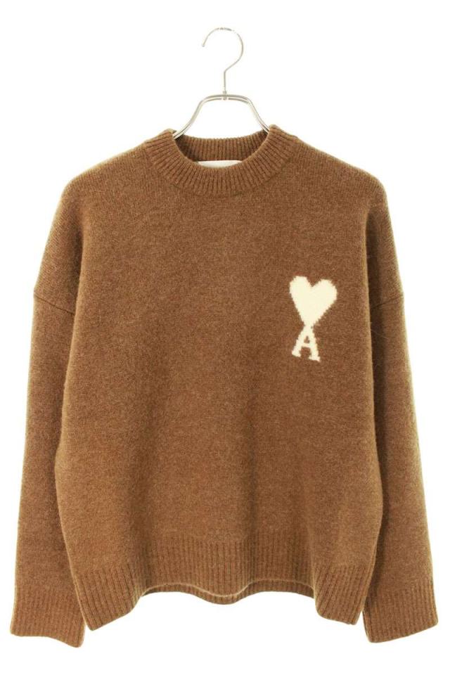 アミアレクサンドルマテュッシ サイズ:S  25AW  UKS836 ハートA刺繍クルーネックニット 新古品 OM10