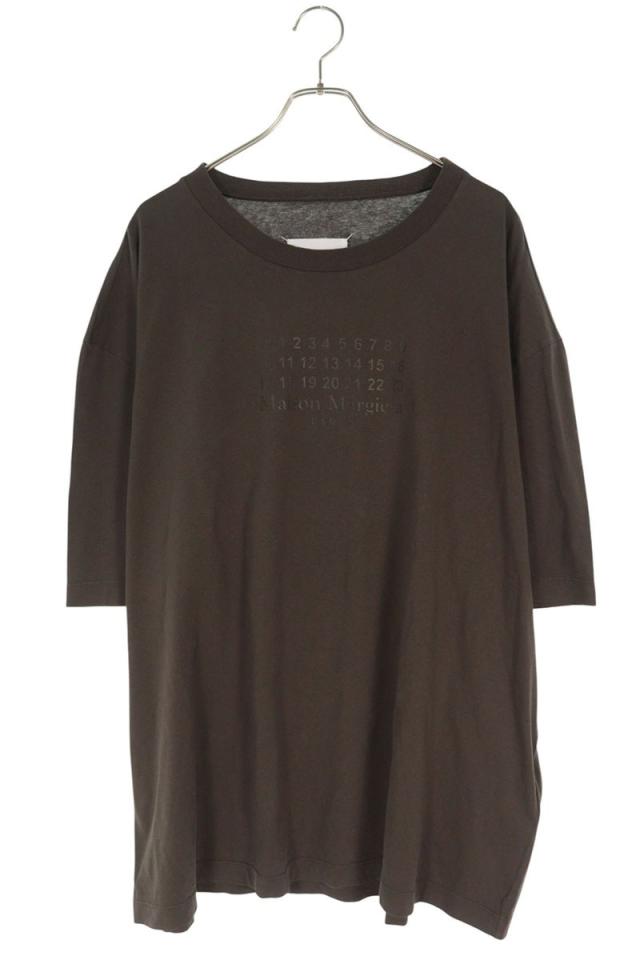 メゾンマルジェラ サイズ:L  25AW  S67GC0042 カレンダーロゴプリントTシャツ 新古品 SB01