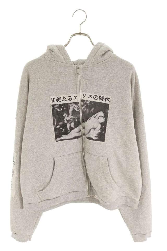 アンファンリッチデプリメ サイズ:M  20466 ワッペンデザインジップアップパーカー 新古品 SB01