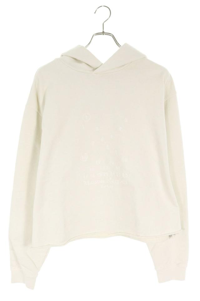 メゾンマルジェラ サイズ:S  S50GU0205 ナンバリングロゴクロップドパーカー 中古 SB01