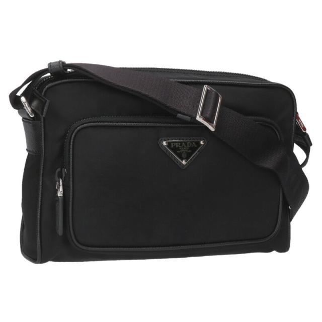 プラダ   2VH190 スモール Re-Nylonサフィアーノレザーショルダーバッグ 新古品 SB01